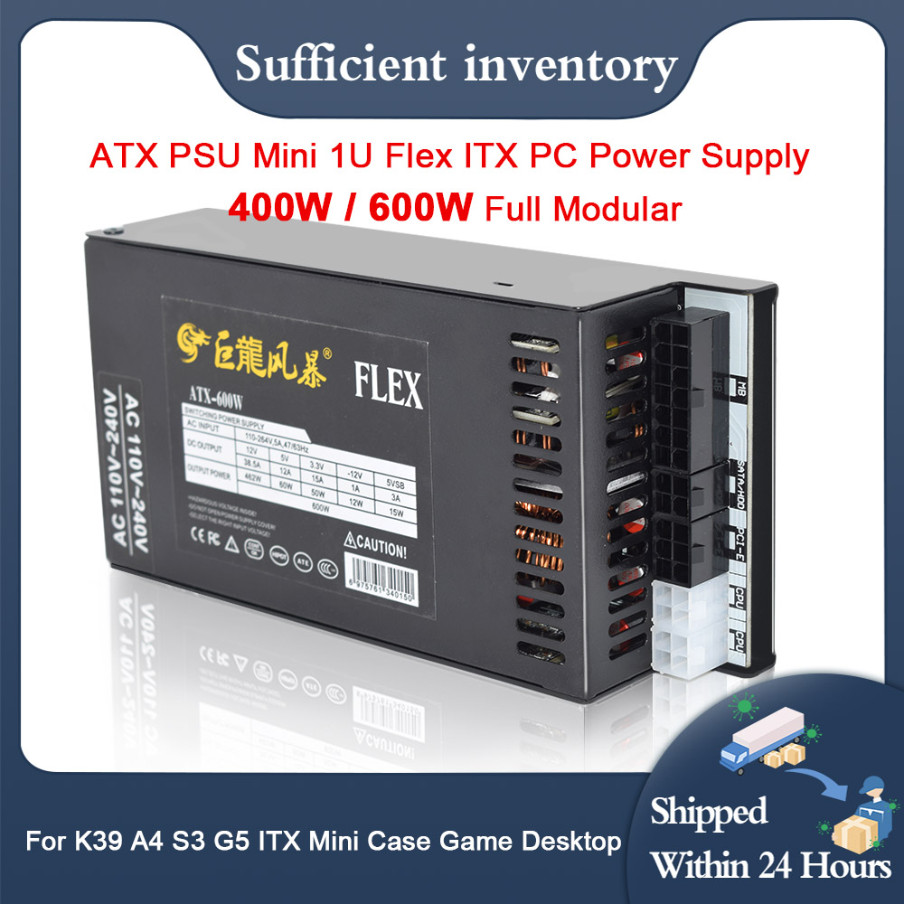 Nowy zasilacz PC 400W 600W Ful – Flex Atx Power Supply 600W 1U recenzja i cena